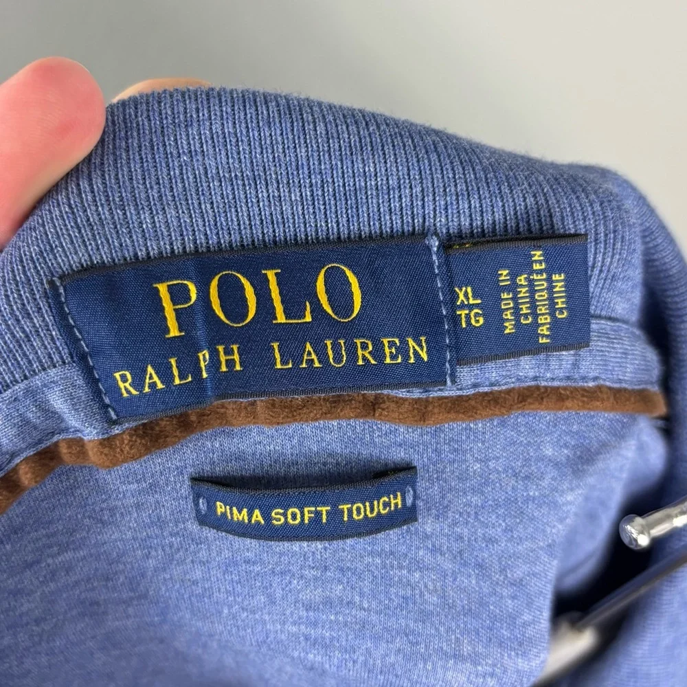 Polo Ralph Lauren Pima Soft Touch Long Sleeve‎ Polo Size XL